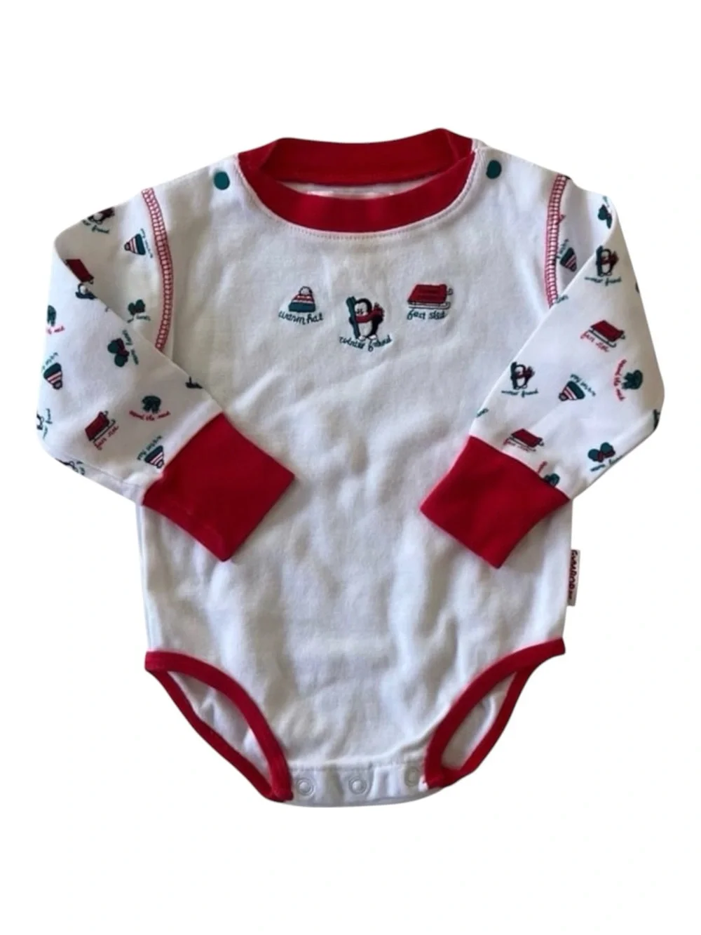 Vintage 90s Penguin Christmas Onesie